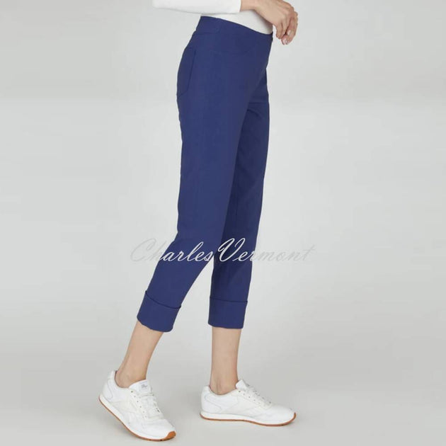 Robell Bella 09 - 7/8 Cropped Trouser 51568-5499-68 (French Navy ...