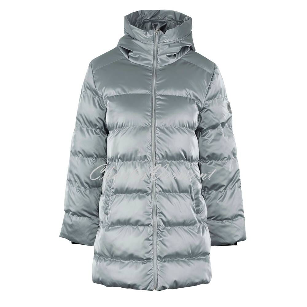 Silver padded coat on sale