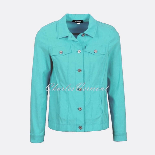 Robell Happy Jacket 57609-5499-750 (Pacific Turquoise) | Charles Vermont