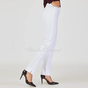 Robell Marie Trouser 51412-5499-10 (White) – SHORTER LENGTH 29"