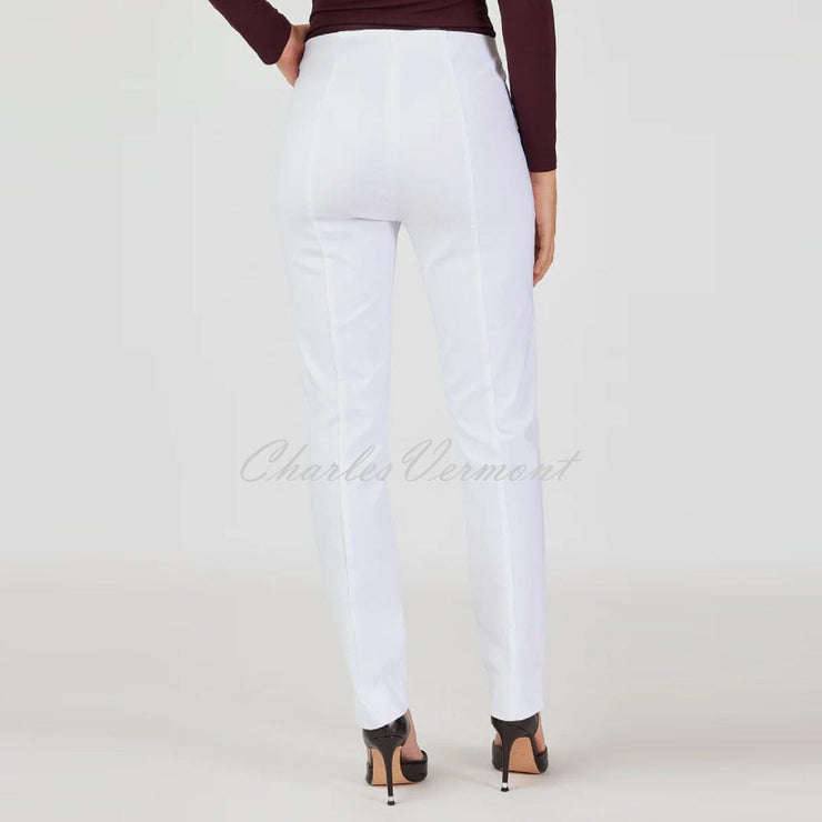 Robell Marie Trouser 51412-5499-10 (White) – SHORTER LENGTH 29"