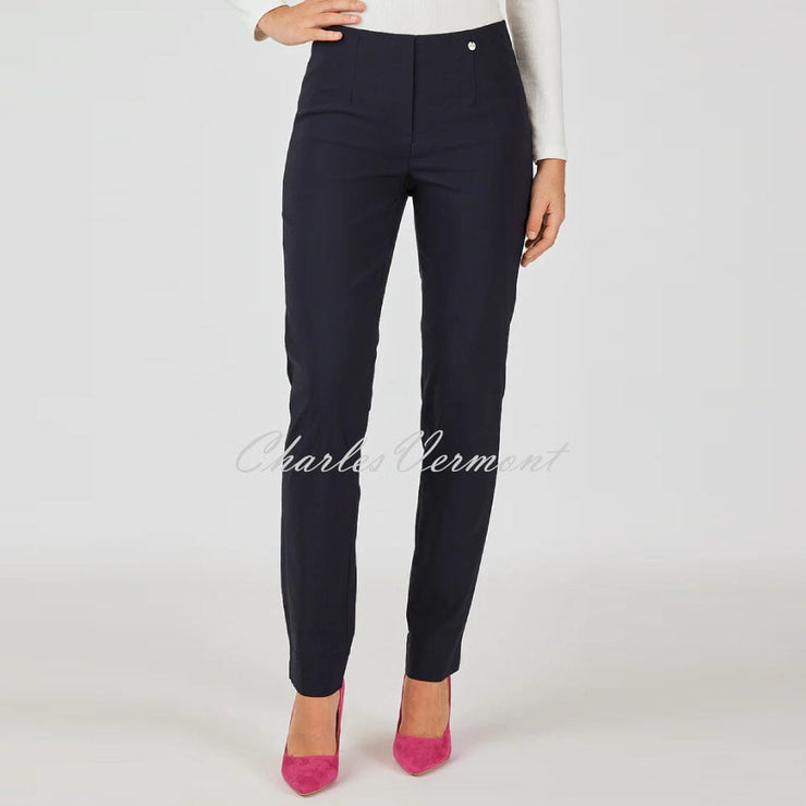 Robell Marie Trouser 51412-5499-69 (Navy) – SHORTER LENGTH 29"