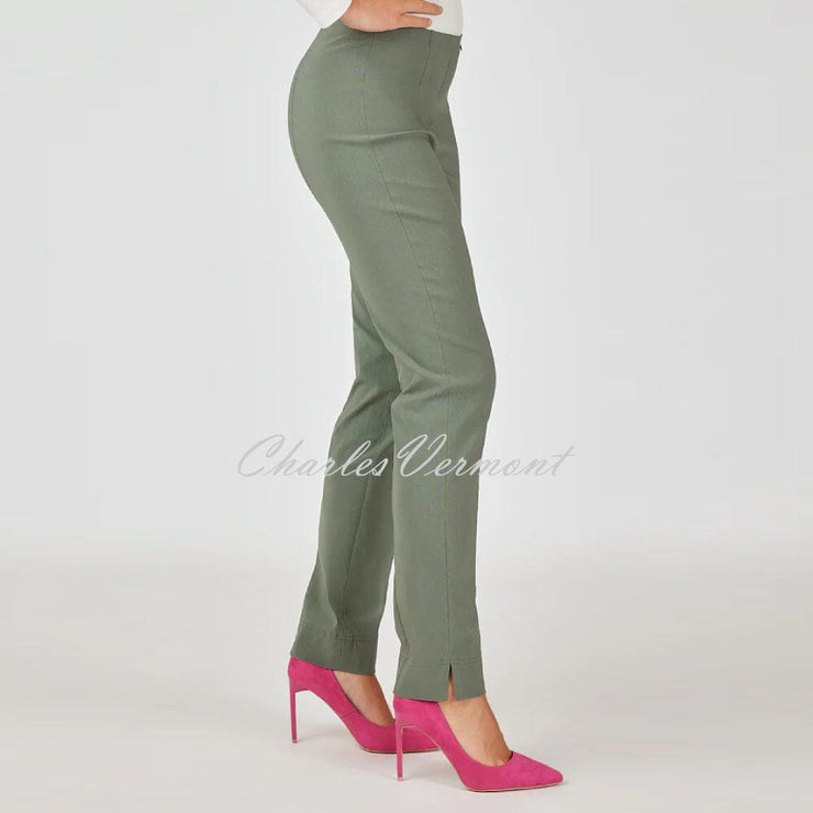 Robell Marie Trouser 51412-5499-881 (Ivy Green) – SHORTER LENGTH 29"