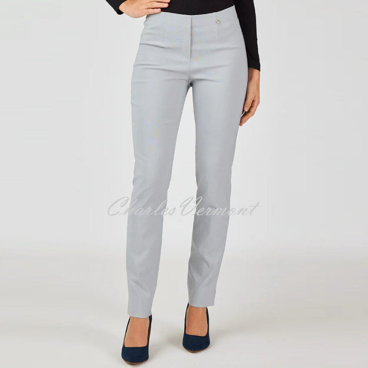 Robell Marie Trouser 51412-5499-920 (Light Grey) - SHORTER LENGTH 29"