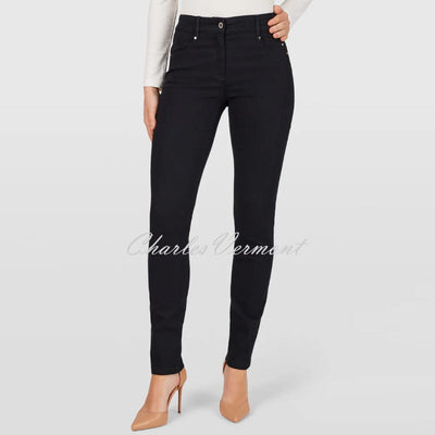 Robell Elena Full Length Jean 51455-5448-90 (Black)