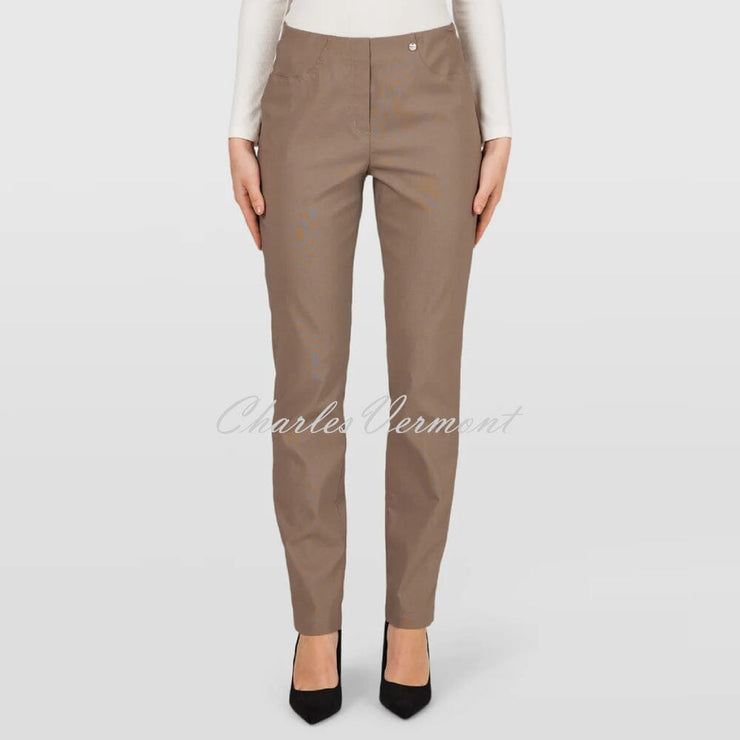 Robell Bella Trouser 51559-5499-17 (Taupe) – SHORTER LENGTH 29"