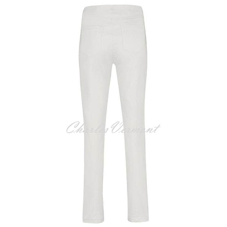 Robell Bella Trouser 51559-5499-11 (Winter White) – SHORTER LENGTH 29"