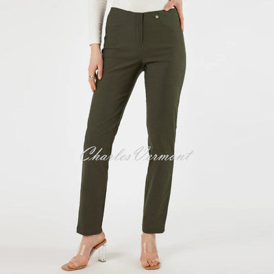 Robell Bella Trouser 51559-5499-187 (Forest Green) - SHORTER LENGTH 29''