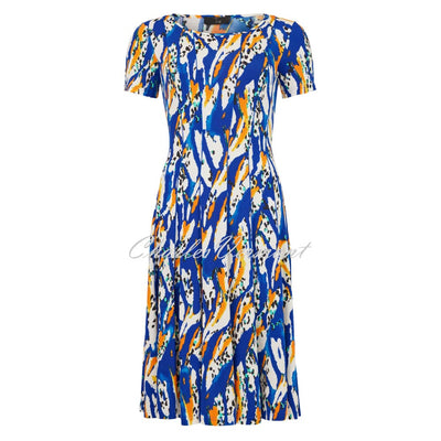 Tia Abstract Print Dress - Style 78355-7944-67