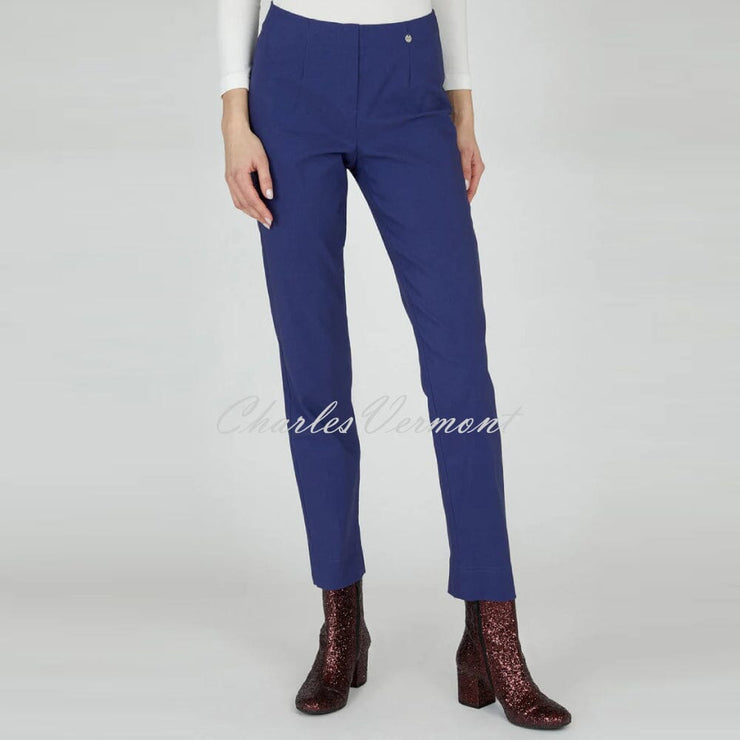 Robell Marie Trouser 51412-5499-68 (French Navy) - SHORTER LENGTH 29"