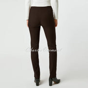 Robell Rose Full Length Super Slim Trouser 51673-5499-39 (Dark Brown)