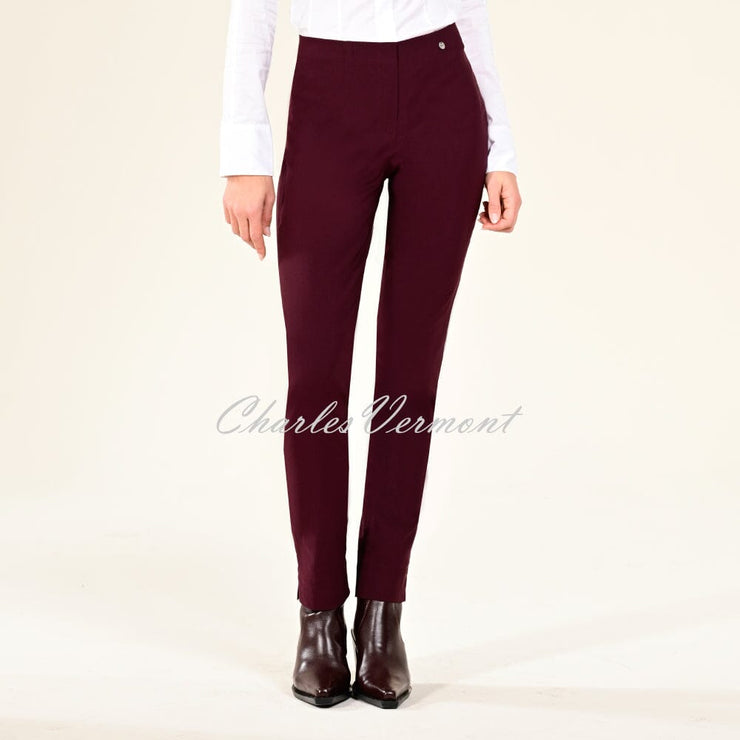 Robell Marie Full Length Trouser 51412-5499-560 (Aubergine)