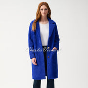 Joseph Ribkoff Longline Coat - Style 233951 (Royal Sapphire)