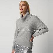 Joseph Ribkoff Studded Cowl Neck Sweater - Style 234909