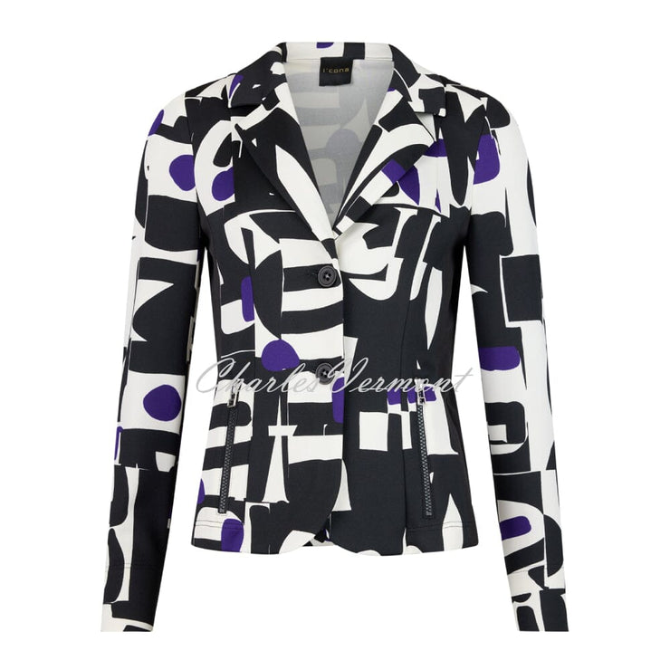 I'cona Printed Blazer Jacket - Style 67234-60260-54