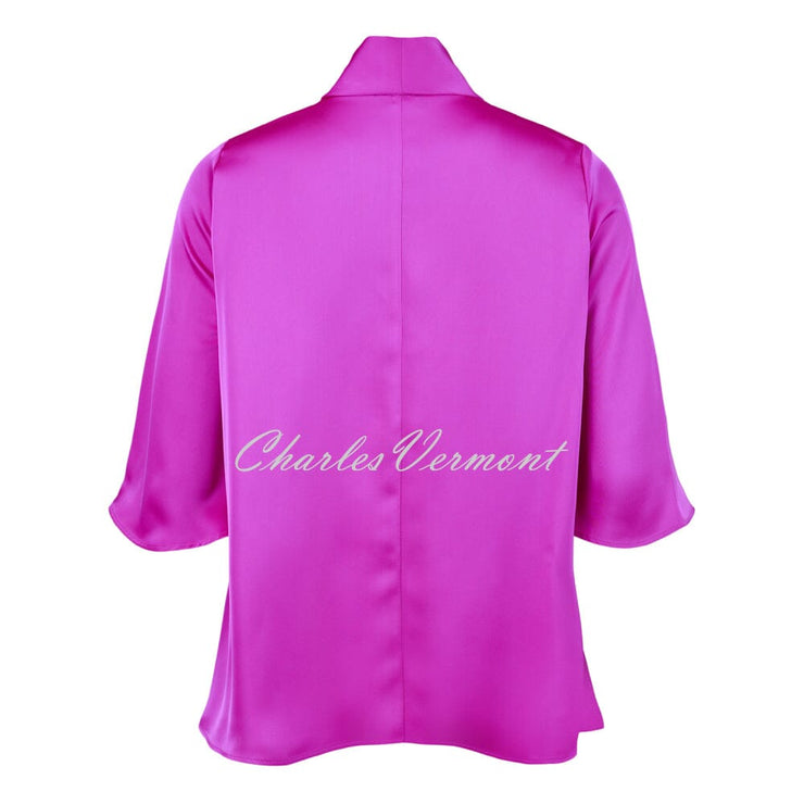 Tia Satin Pussybow Blouse - Style 73063-7580-55