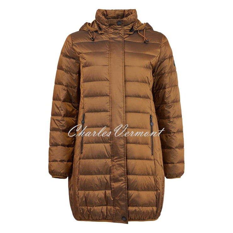 Normann Padded Coat - Style 8323-410-18 (Russet Brown)