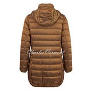 Normann Padded Coat - Style 8323-410-18 (Russet Brown)