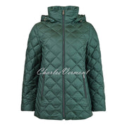 Normann Quilted Jacket - Style 8423-400-79 (Dark Green)