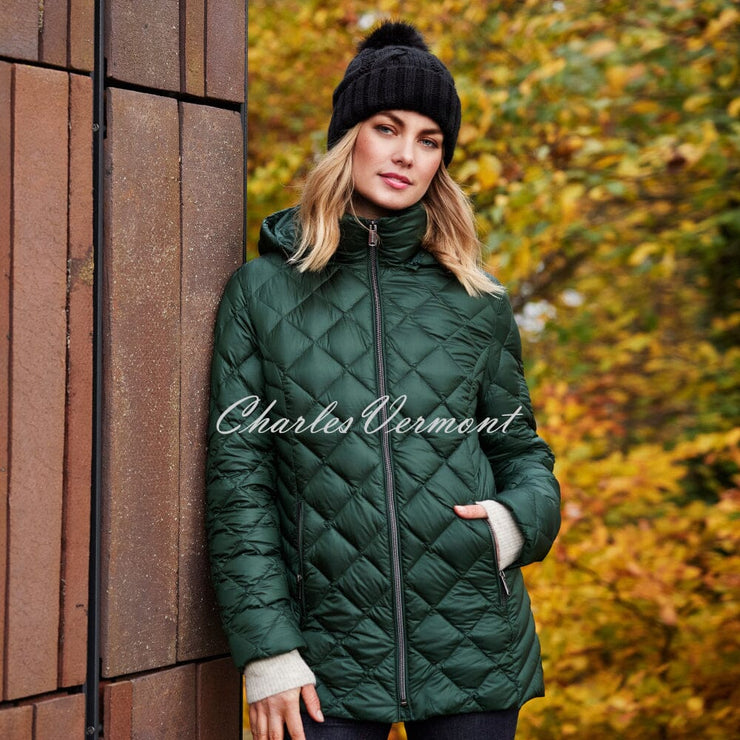 Normann Quilted Jacket - Style 8423-400-79 (Dark Green)