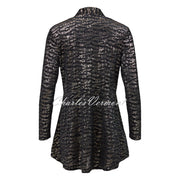 Tia Animal Print Cover Up Jacket - Style 77631-7854-88