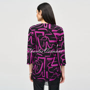 Joseph Ribkoff Abstract Print Top - Style 243059