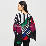 Joseph Ribkoff Abstract Print Poncho Top - Style 243215