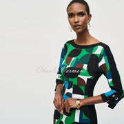 Joseph Ribkoff Geometric Print Dress - Style 243324