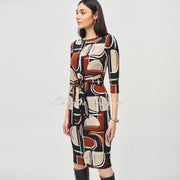 Joseph Ribkoff Abstract Print Dress - Style 243325