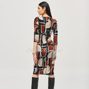 Joseph Ribkoff Abstract Print Dress - Style 243325