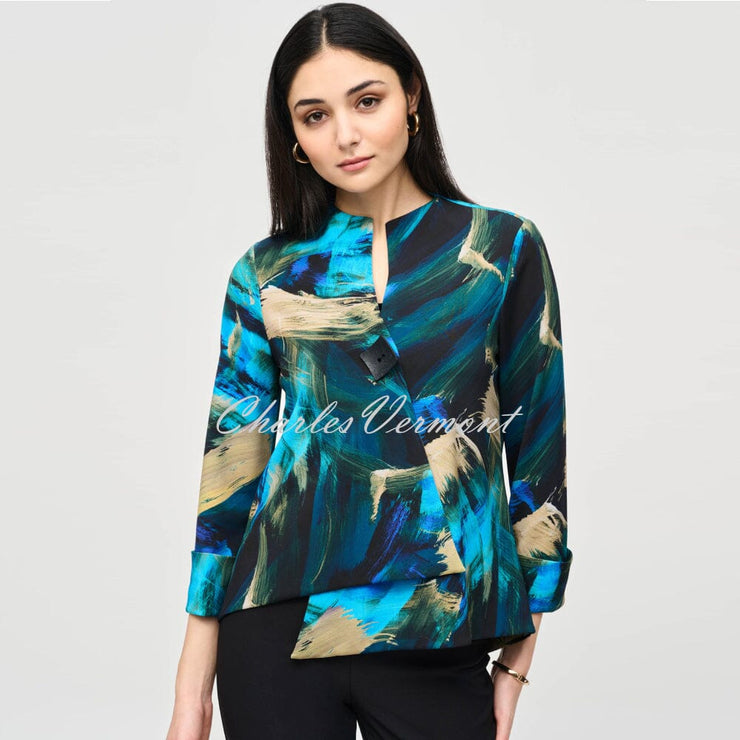 Joseph Ribkoff Abstract Print Swing Jacket - Style 243328