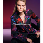 Joseph Ribkoff Colour-Burst Print Blazer Jacket - Style 243723