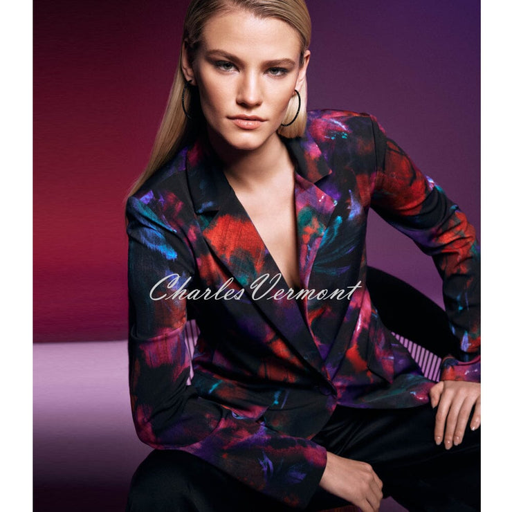 Joseph Ribkoff Colour-Burst Print Blazer Jacket - Style 243723