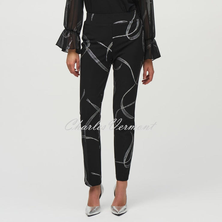 Joseph Ribkoff Abstract Print Trouser - Style 244119