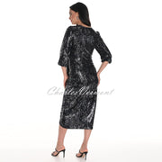 Frank Lyman Sequin Wrap Dress - Style 244212