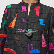 Joseph Ribkoff Abstract Print Jacquard Jacket - Style 244230