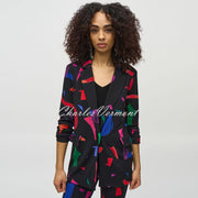 Joseph Ribkoff Abstract Print Blazer Jacket - Style 244231