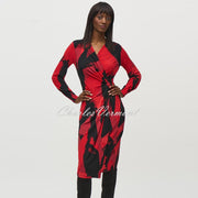 Joseph Ribkoff Printed Wrap Dress - Style 244238