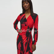 Joseph Ribkoff Printed Wrap Dress - Style 244238