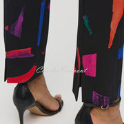 Joseph Ribkoff Abstract Print Trouser - Style 244245