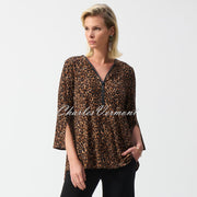 Joseph Ribkoff Animal Print Tunic Top - Style 244252