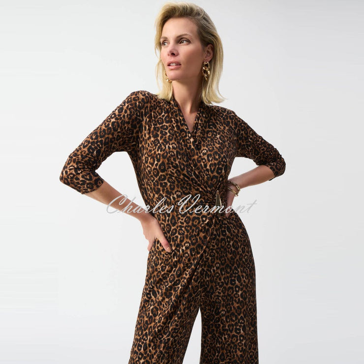 Joseph Ribkoff Animal Print Jumpsuit - Style 244255