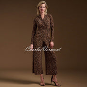 Joseph Ribkoff Animal Print Jumpsuit - Style 244255