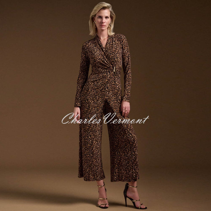 Joseph Ribkoff Animal Print Jumpsuit - Style 244255