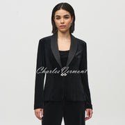 Joseph Ribkoff Velvet Blazer Jacket And Camisole Set - Style 244926