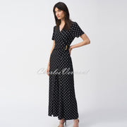 Joseph Ribkoff Polka Dot Wrap Jumpsuit - Style 251008