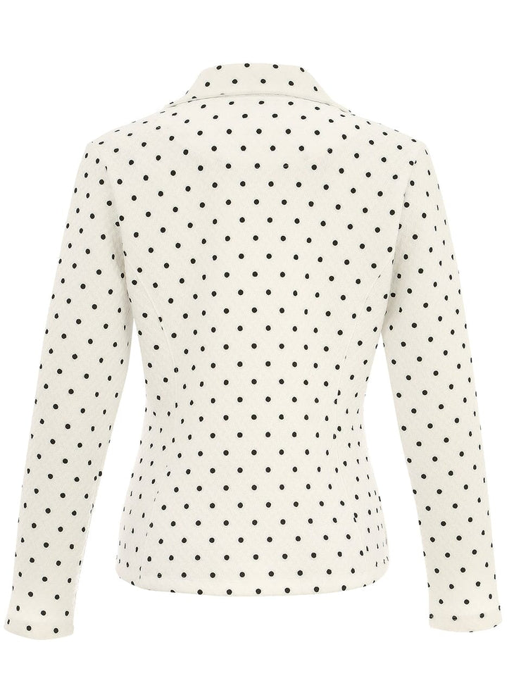 Dolcezza 'Breakfast at Tiffany' Polka Dot Blazer Jacket - Style 25101