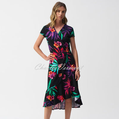 Joseph Ribkoff Tropical Print Dress - Style 251011