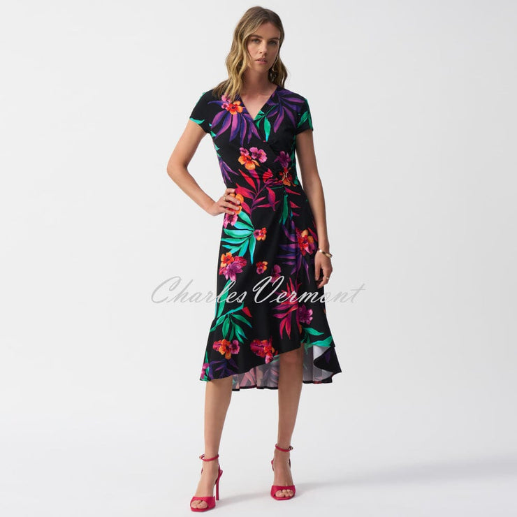 Joseph Ribkoff Tropical Print Dress - Style 251011