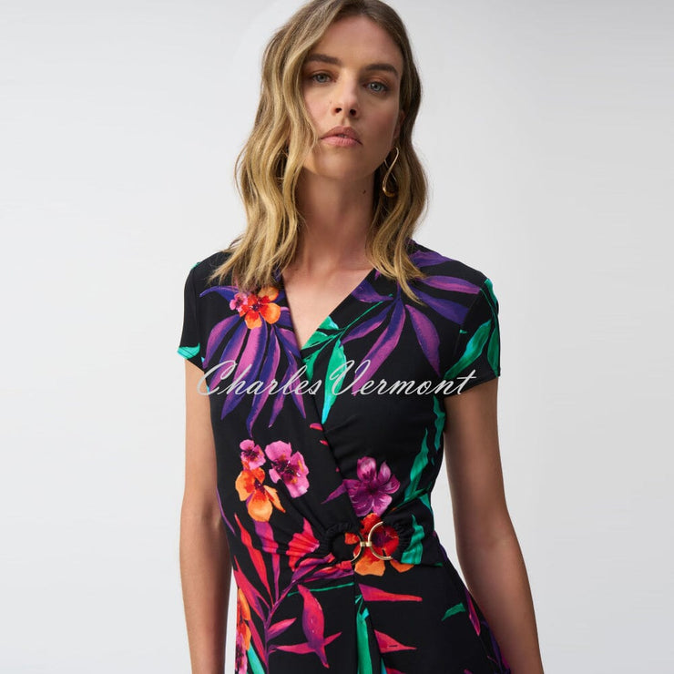 Joseph Ribkoff Tropical Print Dress - Style 251011